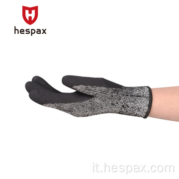 Glove anti-taglio protettivo Hespax EN388 COSTRUZIONE